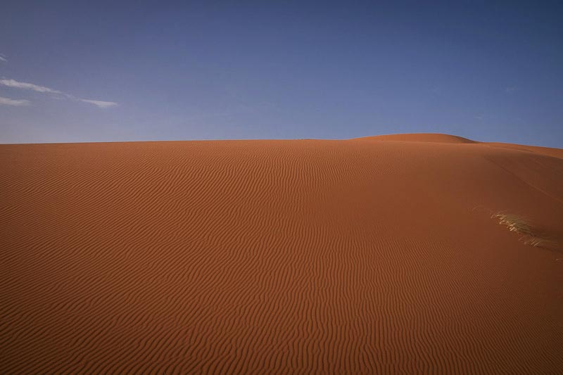 Great field of sand