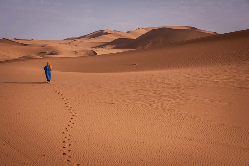 Walking into the unknown